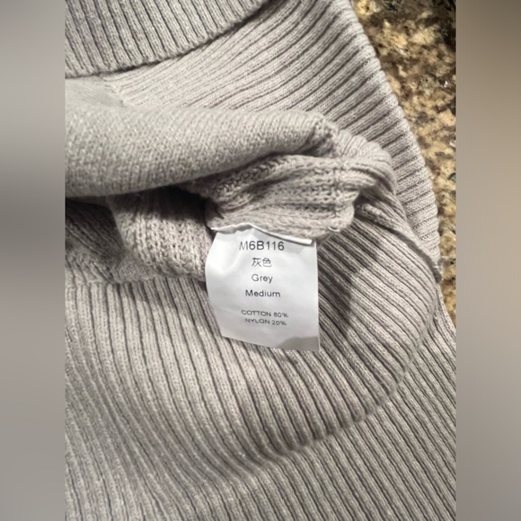 Cozy Mock Neck Relaxed Fit Sweater - Picture 12 of 12